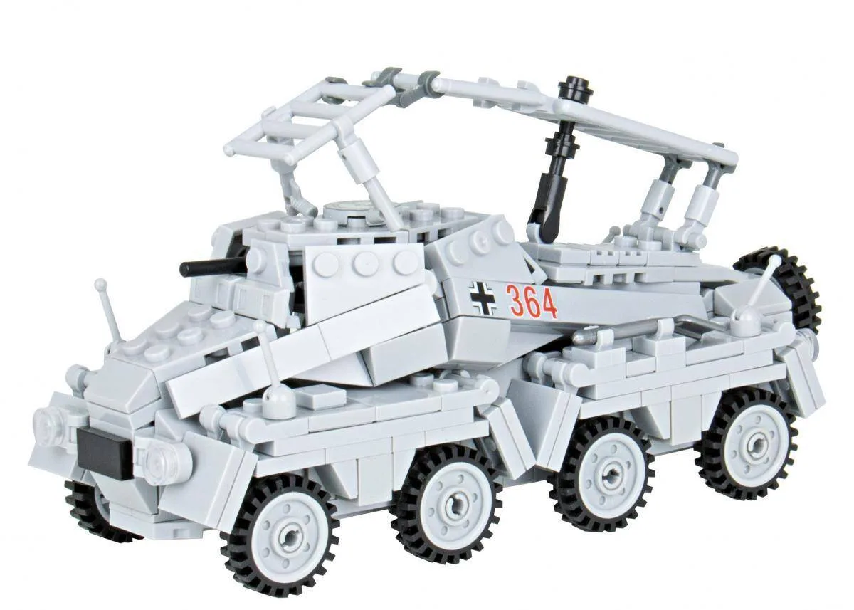 BlueBrixx Véhicule de reconnaissance radio SdKfz-263 (BB-100652) - prix | Brick Broker