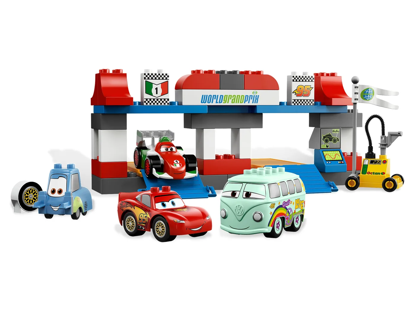 LEGO 5829 Le Pit Stop - prix et où acheter | Brick Broker