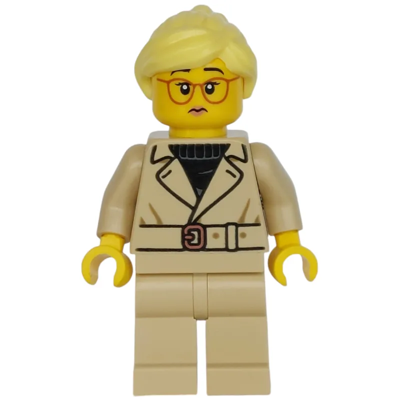 Woman, Tan Jacket and Legs, Glasses — dans quels sets LEGO ? (fig-015219) | Brick Broker