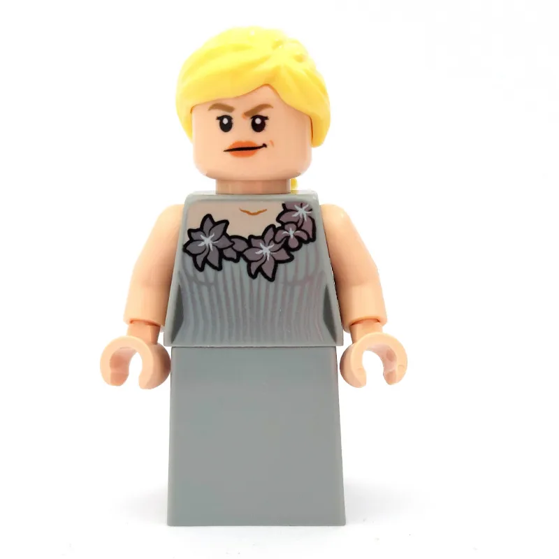 Fleur Delacour, Light Bluish Gray Dress — minifigurine LEGO | Brick Broker