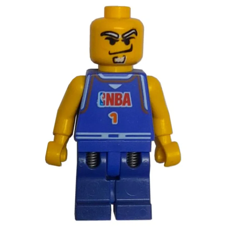Basketball Player, Violet Torso, violet Legs 1 — minifigurine LEGO | Brick Broker