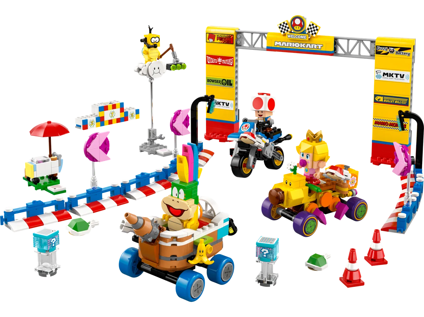 72036 Set LEGO Mario Kart - Bébé Peach & Grand Prix - prix | Brick Broker