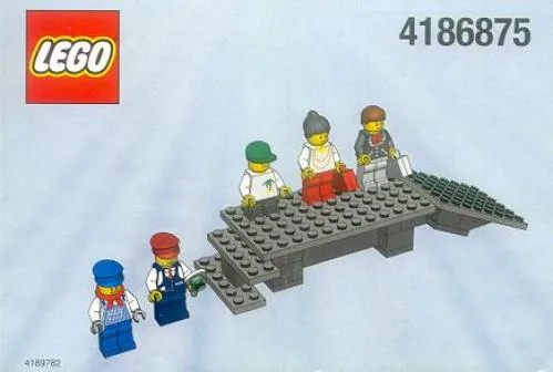 LEGO 4186875 Plateforme 9V et mini-figurines - prix | Brick Broker