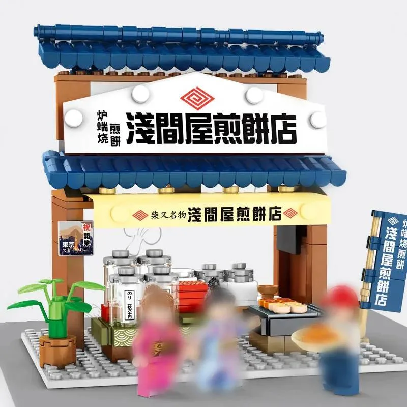 Sembo Vue de rue à la japonaise - Boutique de crêpes (SEM-601074) - prix | Brick Broker