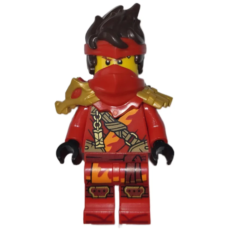 Kai, Red Shoulder Armor and Mask, Hair — dans quels sets LEGO ? (fig-016398) | Brick Broker