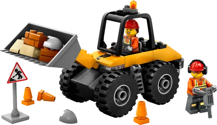 LEGO 60450 Chargeuse sur Pneus de Construction Jaune - prix | Brick Broker