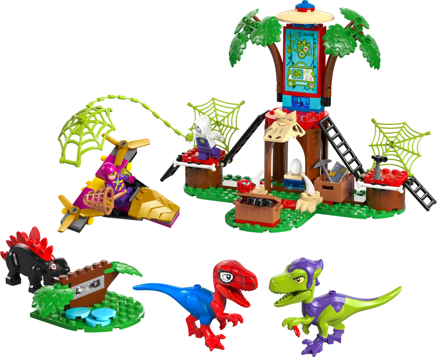 LEGO 11200 Bataille de Raptors de Spidey et Gobby au Quartier Général de la Cabane dans l'Arbre - prix | Brick Broker