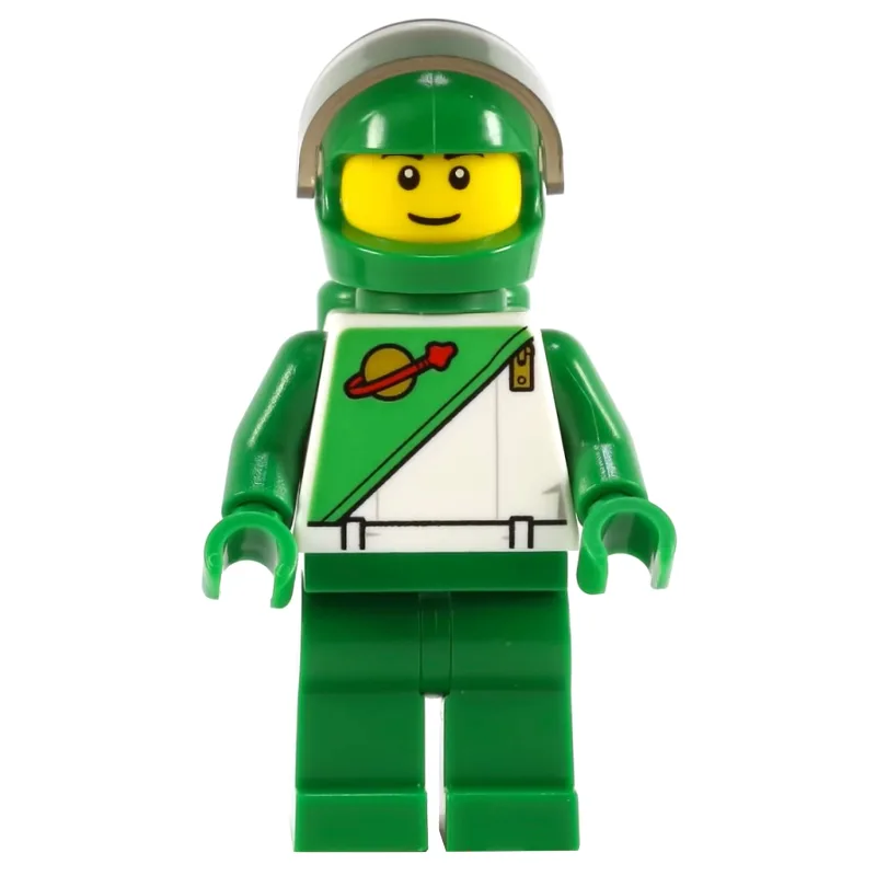 Futuron Spaceman, Green with Airtanks and Tra… — minifigurine LEGO | Brick Broker