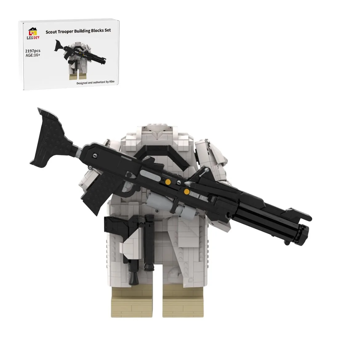 LesDiy Mégafigure Pilote AT-RT (LESDIY-3739325) - prix | Brick Broker