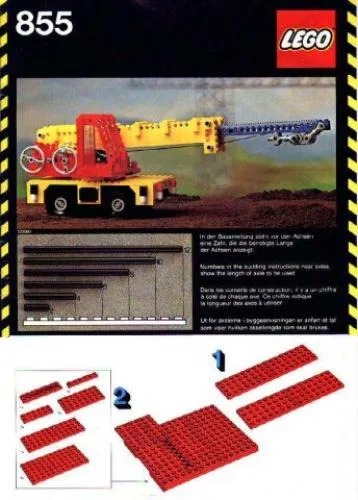 LEGO 855 Grue mobile - prix et où acheter | Brick Broker