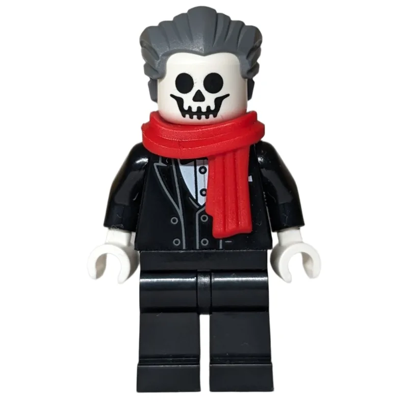 Skeleton, Black Suit, Red Scarf — dans quels sets LEGO ? (fig-016981) | Brick Broker