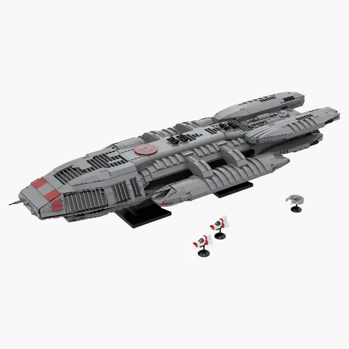 BlueBrixx Grand vaisseau-mère futuriste (BB-108752) - prix | Brick Broker
