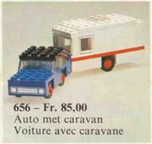 LEGO 656 Voiture et caravane - prix et où acheter | Brick Broker