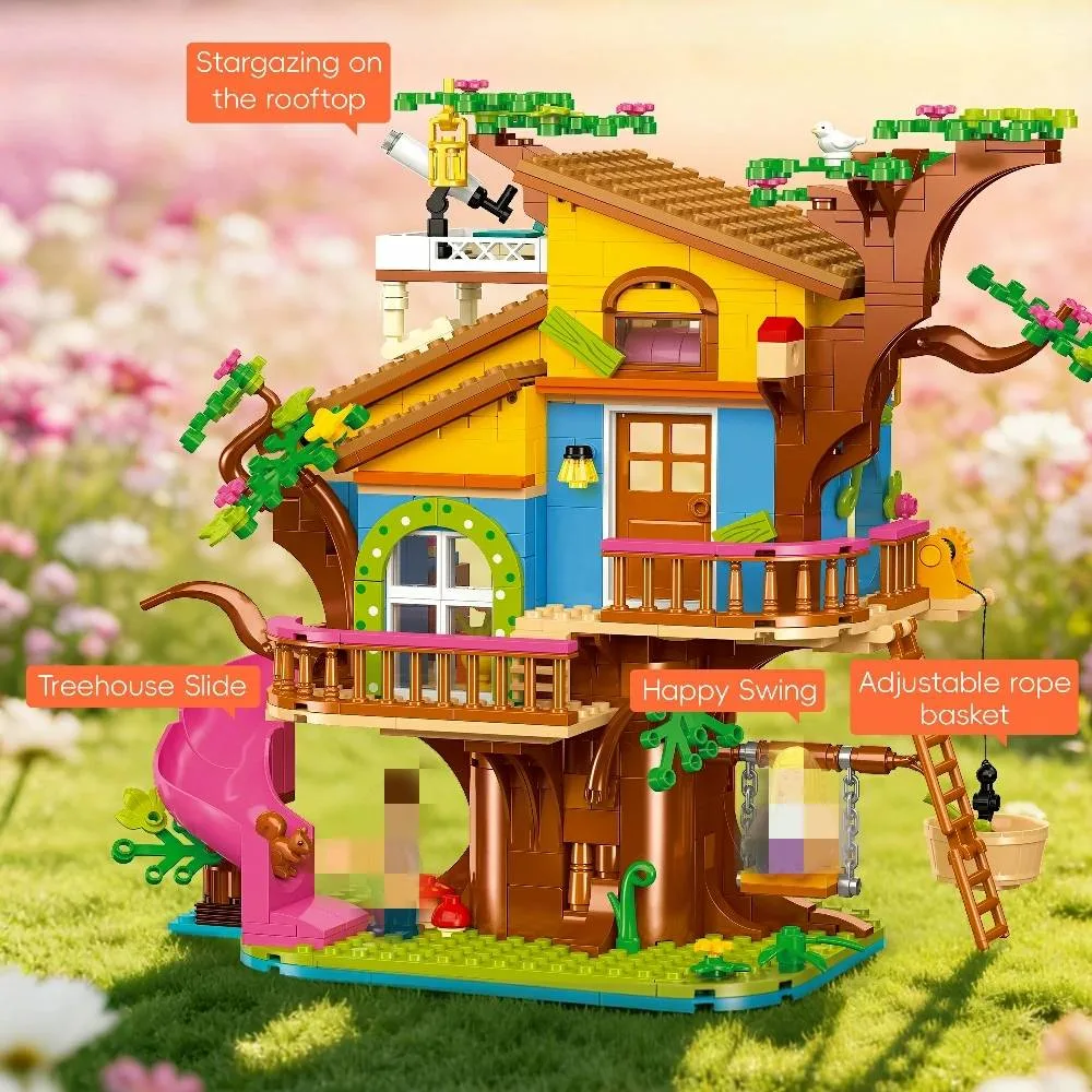 JIESTAR La cabane dans l'arbre d'escalade (JS-JJ9225) - prix | Brick Broker