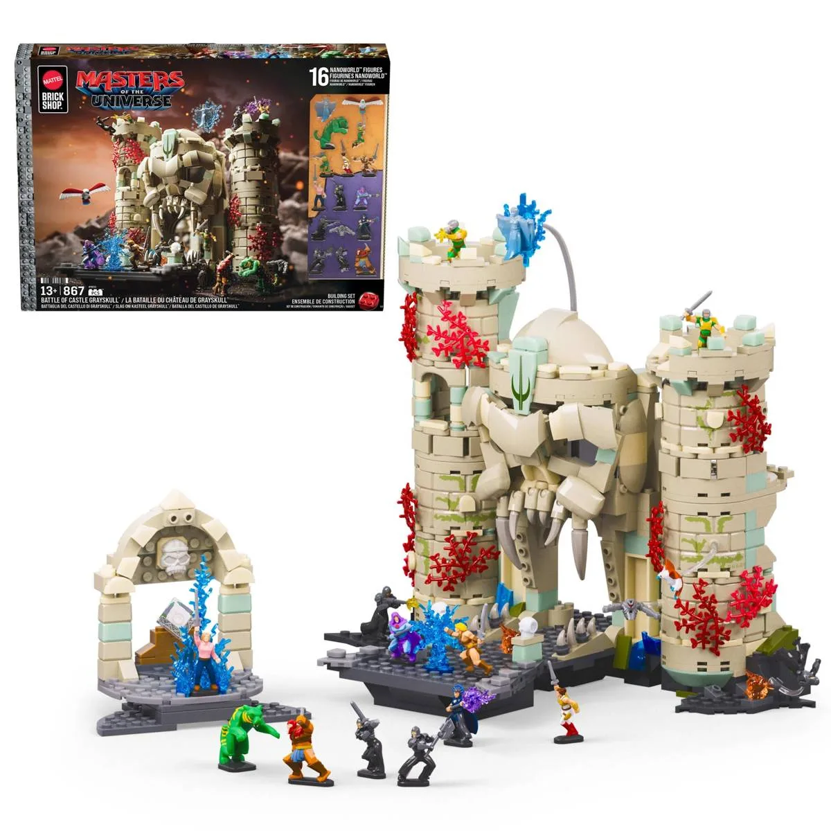 Mattel Boutique de briques Masters of the Universe™ Bataille du Château des Ombres (JMB32) - prix | Brick Broker
