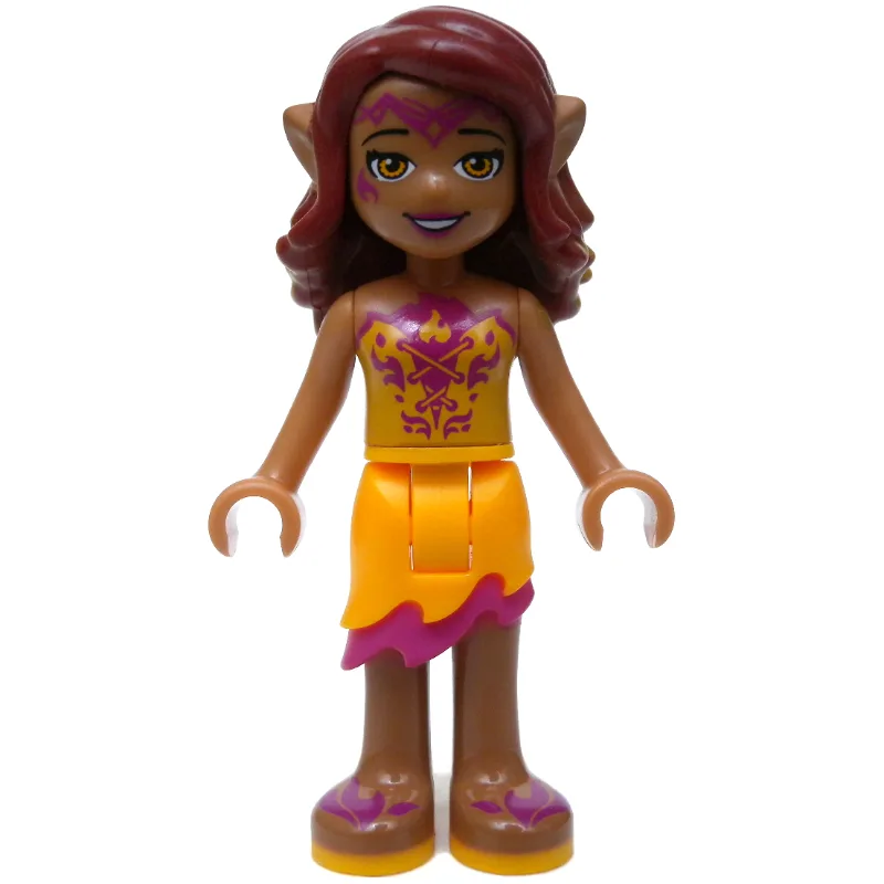 Azari Firedancer in Bright Light Orange Outfit — minifigurine LEGO | Brick Broker