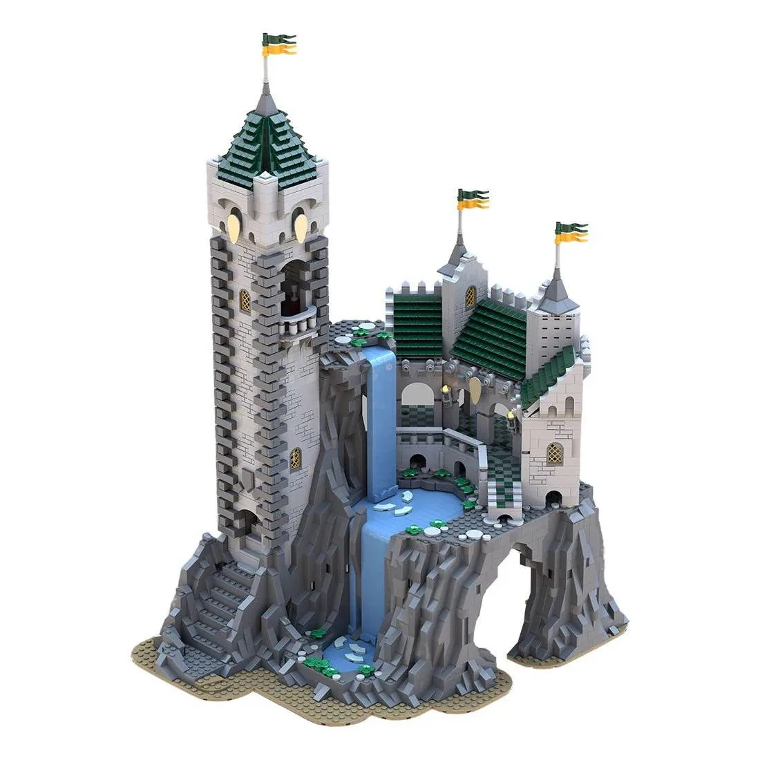 LesDiy Château de l'évasion des hautes chutes médiévales (LESDIY-3469936) - prix | Brick Broker