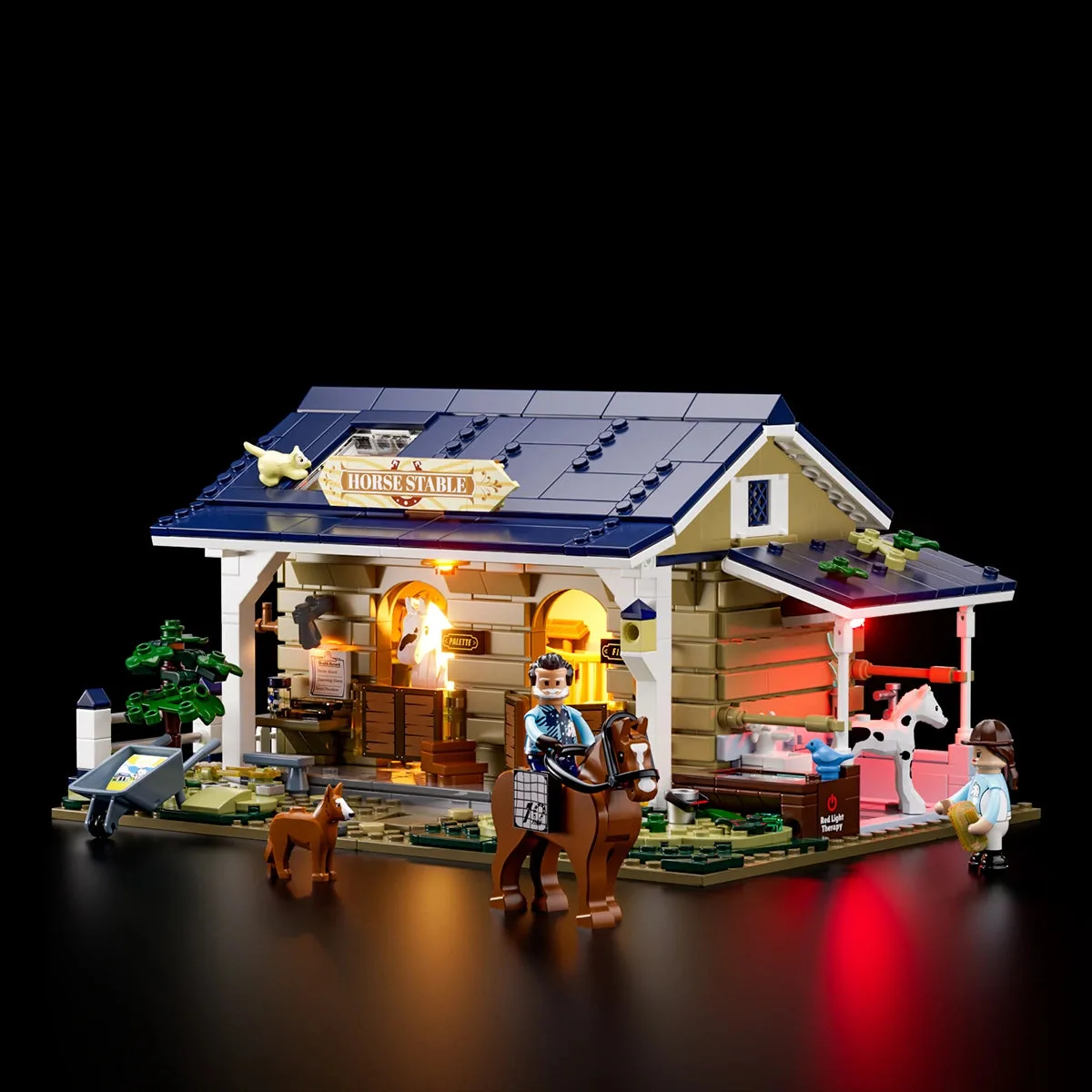 Lumibricks Étable à chevaux (LUMI-F9080) - prix | Brick Broker