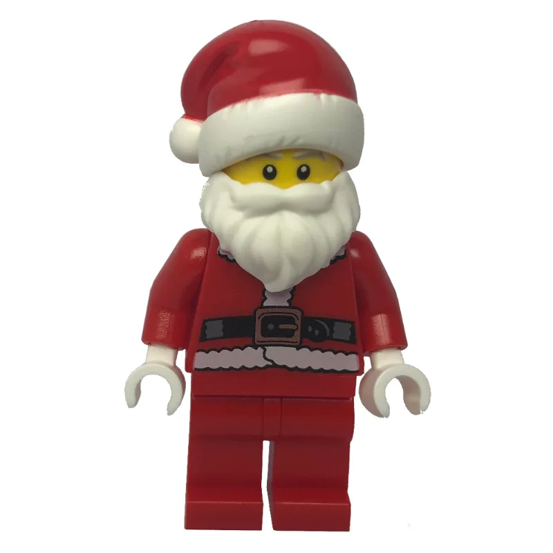 Santa, Coat and Belt, Plain Red Legs, Santa H… — minifigurine LEGO | Brick Broker