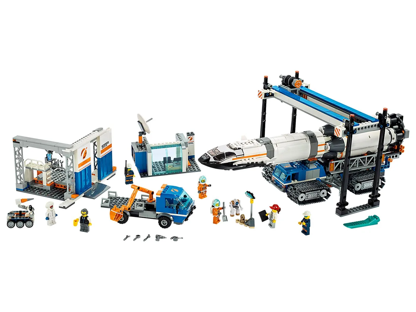 LEGO 60229 Assemblage et transport de fusée - prix | Brick Broker