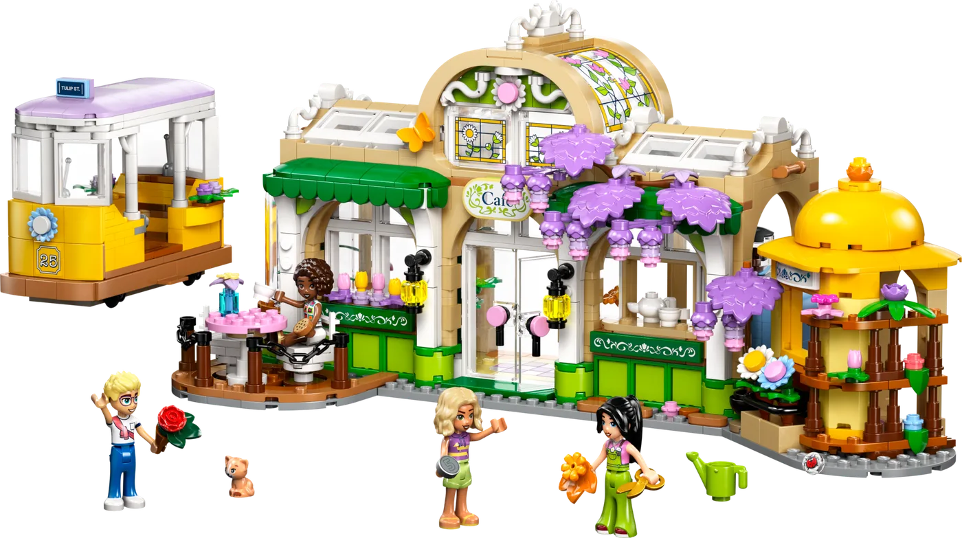 LEGO 42671 Café Végétal et Magasin de Fleurs - prix | Brick Broker