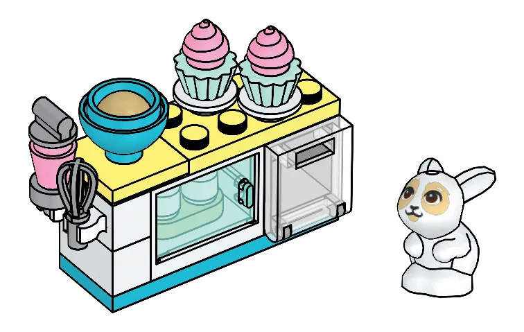 LEGO 562601 Set de pâtisserie et lapin - prix | Brick Broker
