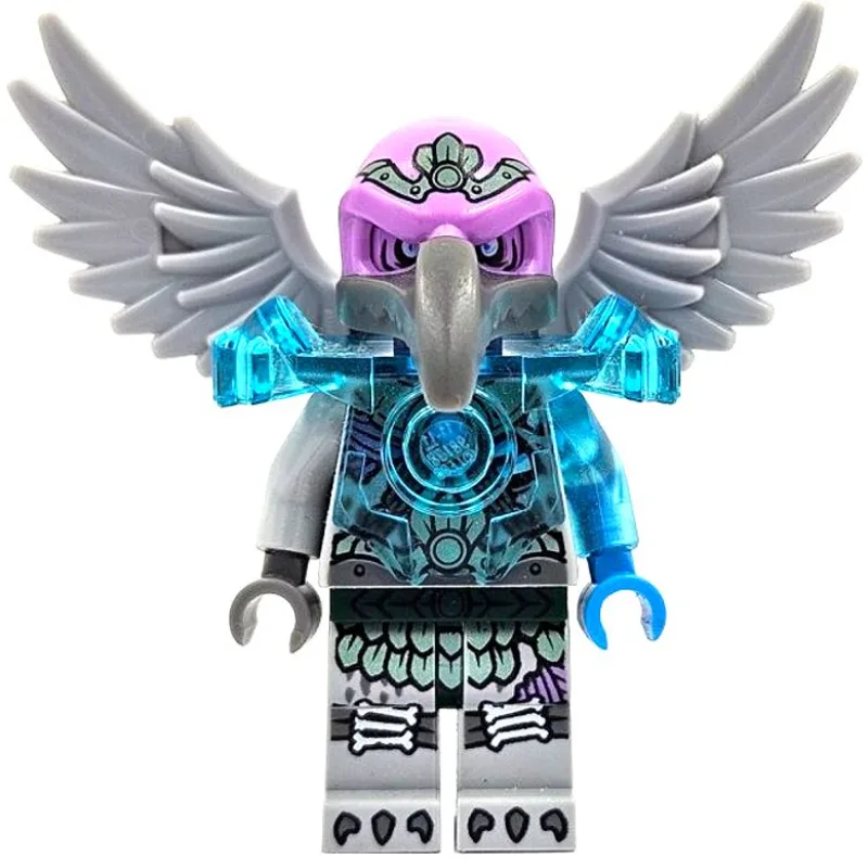 Vardy with Trans-Light Blue Shoulder Armor (w… — minifigurine LEGO | Brick Broker