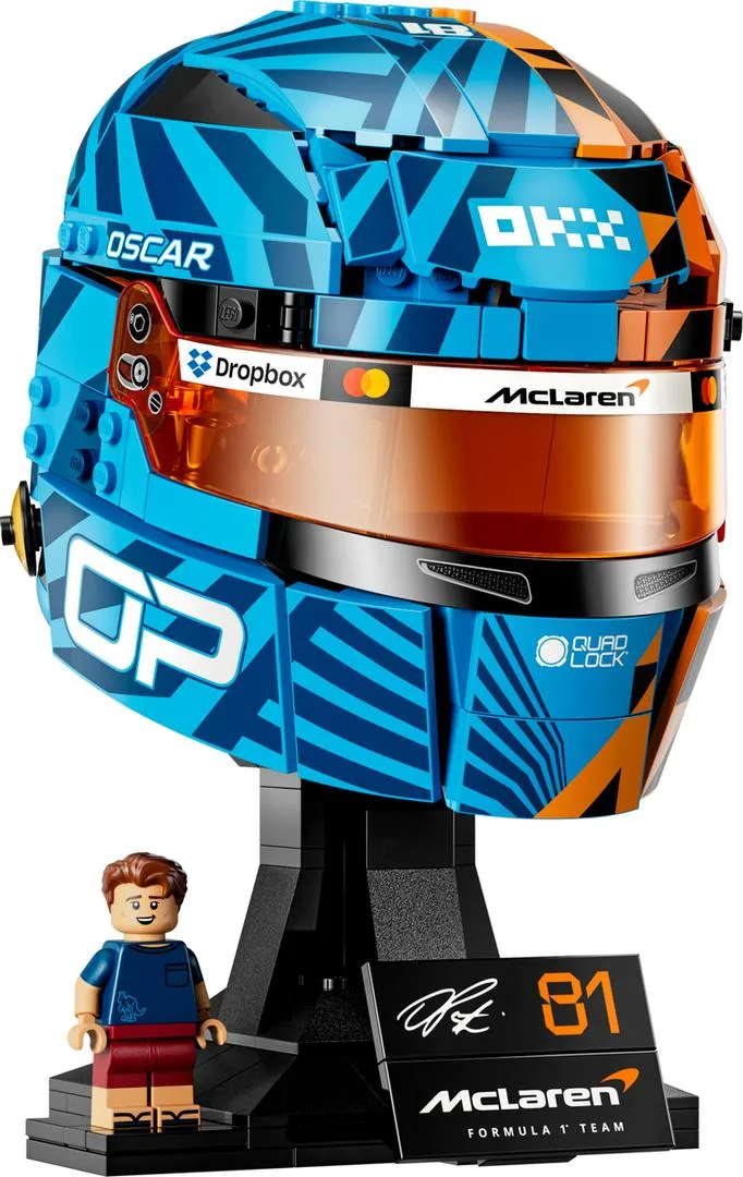 LEGO 43017 Casque Oscar Piastri de l'équipe F1 McLaren Mastercard - prix | Brick Broker