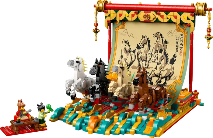 LEGO 80119 Galloping Horse Canvas - prix | Brick Broker