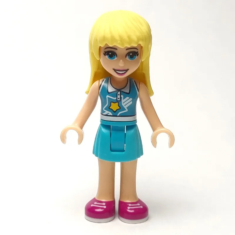 Stephanie - Medium Azure Top, Medium Azure Sk… — minifigurine LEGO | Brick Broker