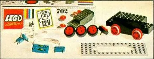 LEGO 702 Moteur 12V avec accessoires - prix | Brick Broker