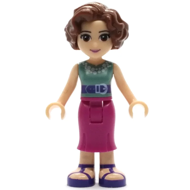 Charlotte - Sand Green Top, Magenta Dress — minifigurine LEGO | Brick Broker
