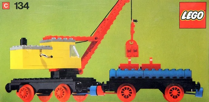 LEGO 134 Grue mobile et wagon - prix et où acheter | Brick Broker