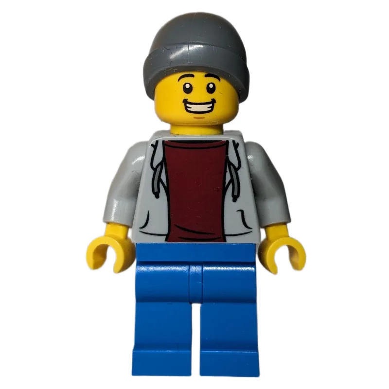 Light Bluish Grey Torso, Blue Legs, Dark Blui… — minifigurine LEGO | Brick Broker