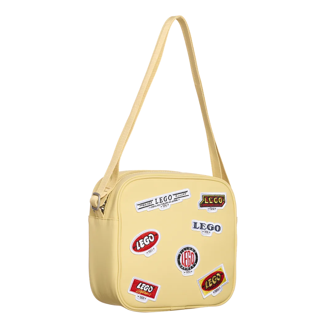 LEGO Sac à main bandoulière - Logos rétro (Jaune rétro) (CB2460400-1) - prix | Brick Broker