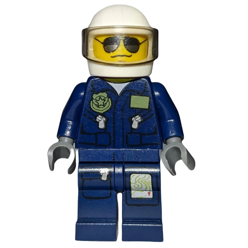 Policeman, Dark Blue Jacket with Pockets and… — minifigurine LEGO | Brick Broker