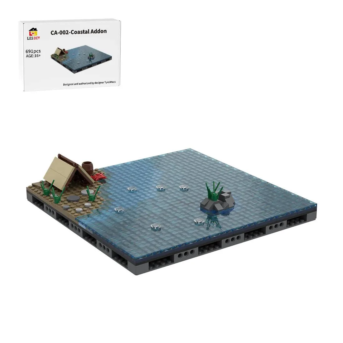 LesDiy Kit de tour de guet médiéval, CA-002 Côte (LESDIY-3716545) - prix | Brick Broker