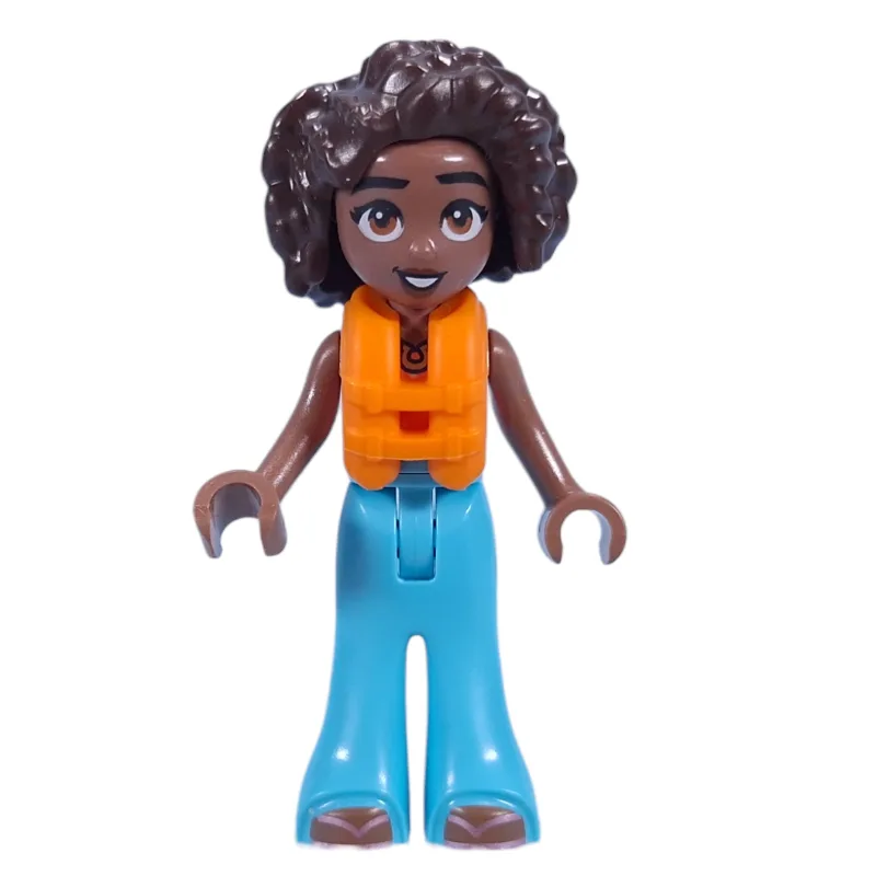 Aliya - Coral Top, Medium Azure Pants, Life J… — minifigurine LEGO | Brick Broker