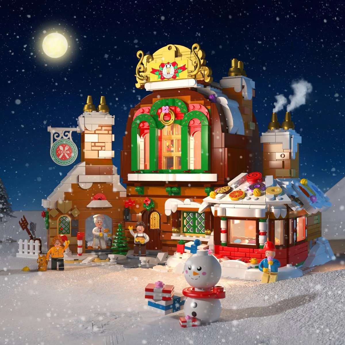 ZHEGAO Maison de pain d'épices de Noël (ZHE-DZ6025) - prix | Brick Broker