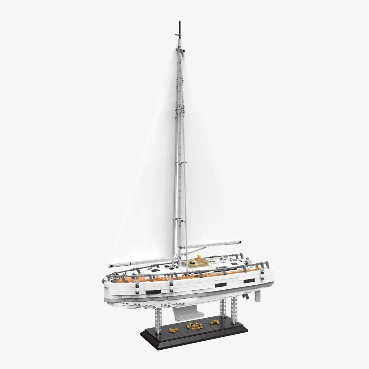 BlueBrixx Yacht à voile moderne (BB-109817) - prix | Brick Broker