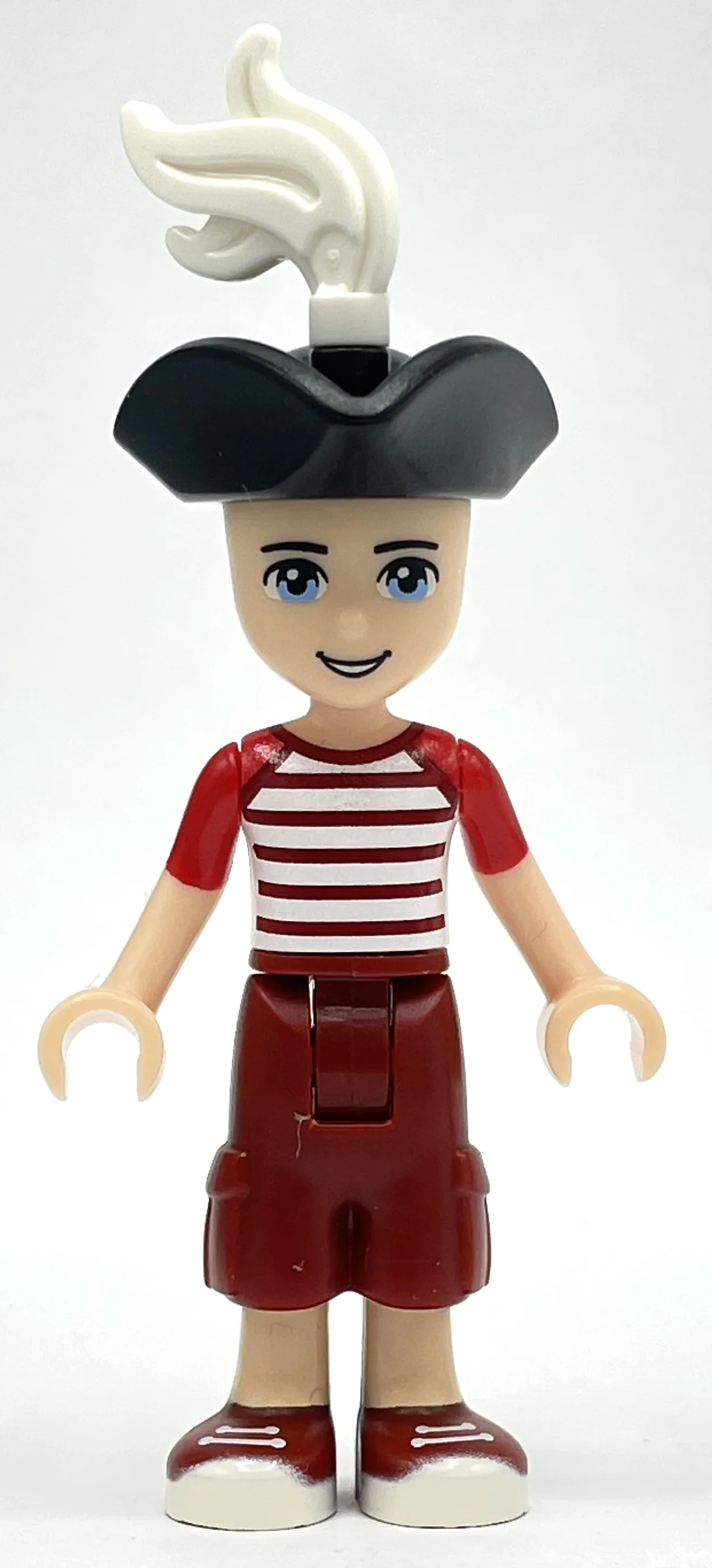 Zack - Red/White Shirt, Dark Red Trousers, Pi… — minifigurine LEGO | Brick Broker