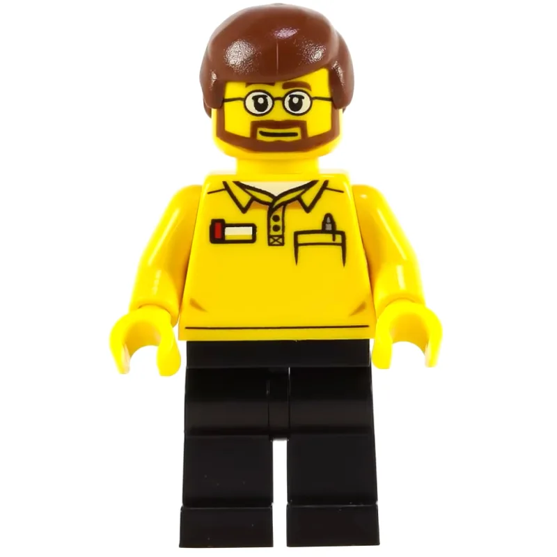 LEGO Store Employee, LEGO Logo on Back, Reddi… — minifigurine LEGO | Brick Broker