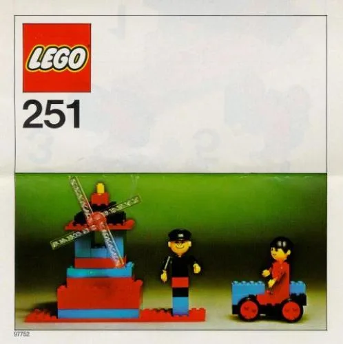 LEGO 251 Moulin à Vent avec Meunier et sa Femme - prix | Brick Broker