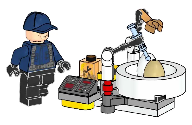 LEGO 122509 Gardien avec incubateur - prix | Brick Broker