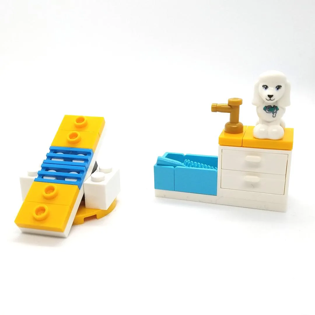 LEGO 562205 Chiot caniche chez le toiletteur - prix | Brick Broker