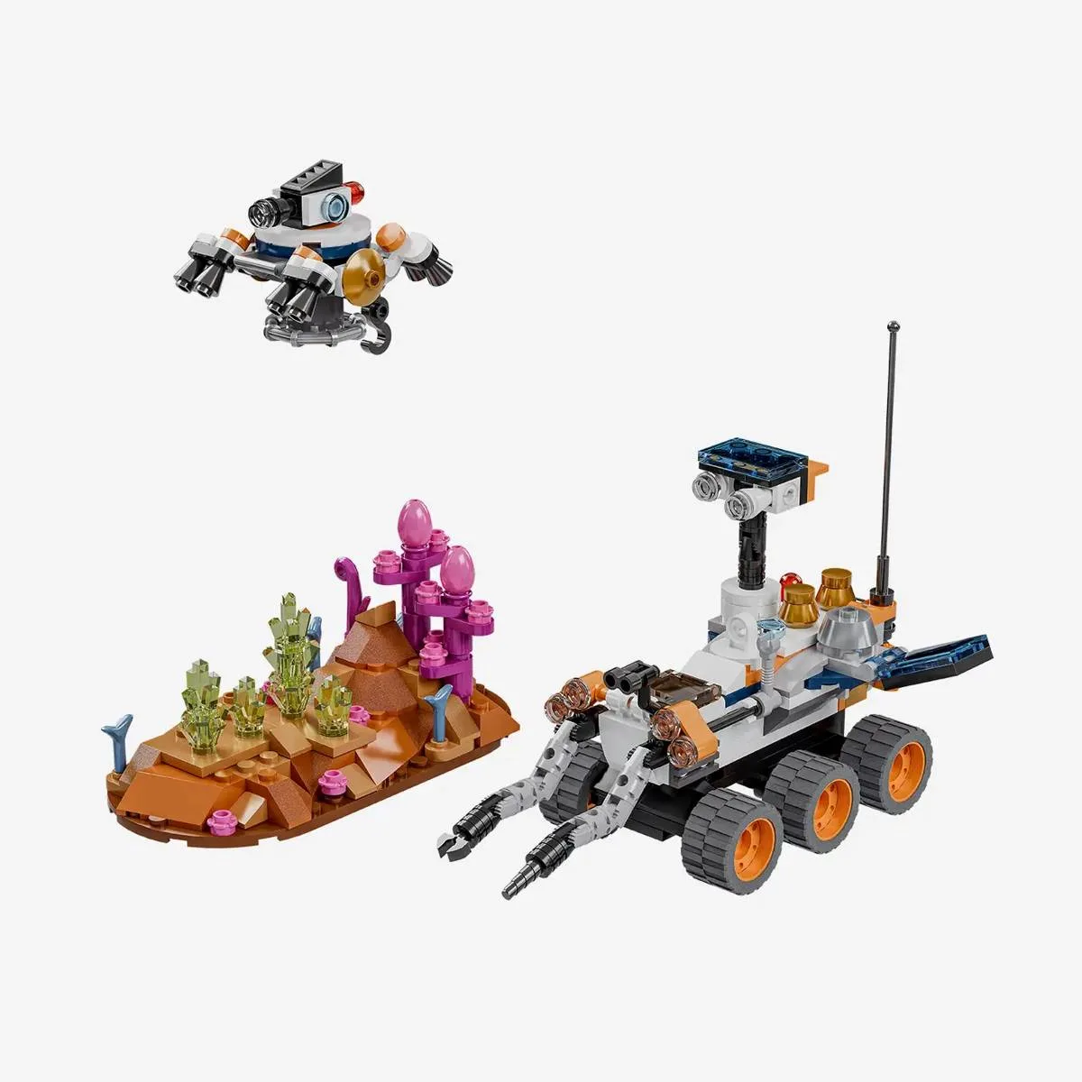 BlueBrixx Space Pioneers - Sample Collector with Skycrane (BB-108515) - prix | Brick Broker