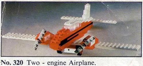 LEGO 320 Avion à deux moteurs - prix et où acheter | Brick Broker