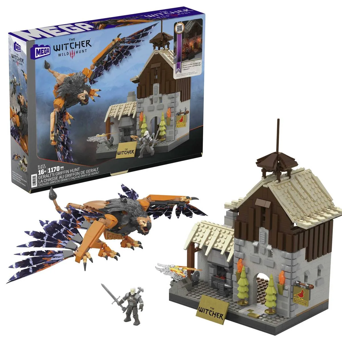 Mattel MEGA La Chasse au Griffon de Geralt The Witcher (HDL28) - prix | Brick Broker