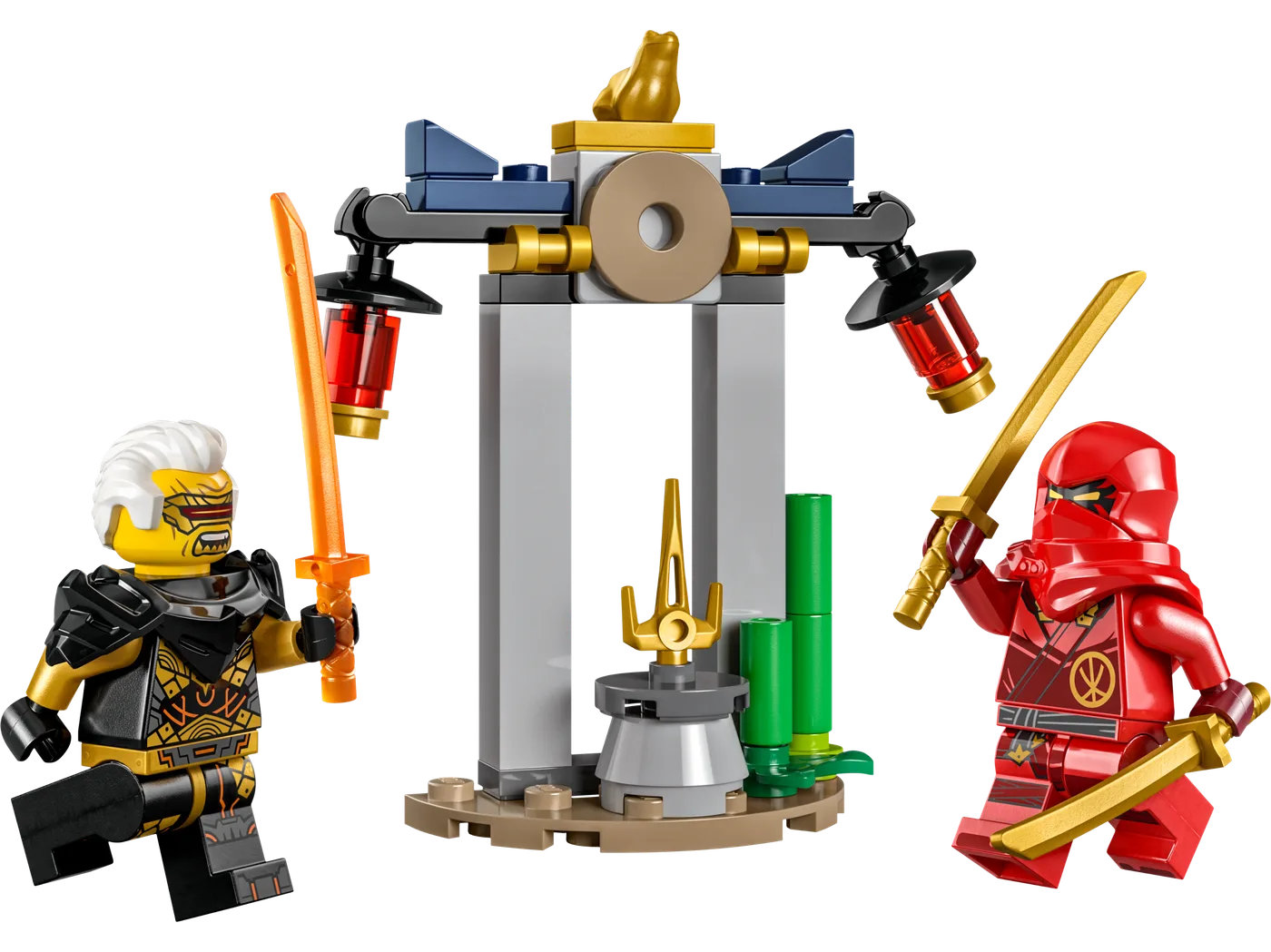 LEGO 30650 La bataille du temple de Kai et Rapton - prix | Brick Broker