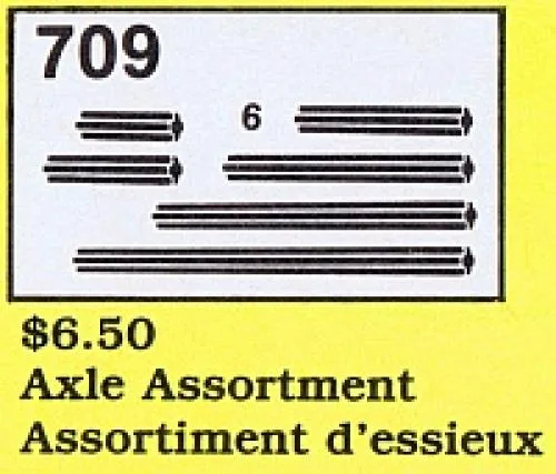 LEGO 709 Assortiment d'essieux - prix et où acheter | Brick Broker